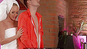MATURE4K. Rough sex with a big-titted MILF neighbour to steal her diamonds