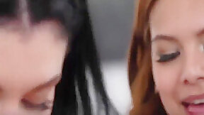 Raven Lane And Kate Legend - Matchless Raven And Kates Double Blowjob Movie