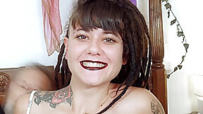 Natural big tits rasta girl Agatha Dreadlocks hard fucking in the bed room - MMM100