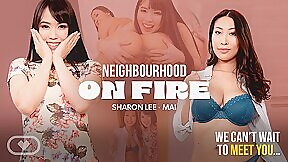 Neighbourhood on fire