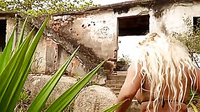 Two Guys Find Lost Latina Wanesse Boyer who can’t wait to Pay them Back at BrasilBimbos