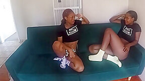 Hot Ebony College Girls Fingering Black Pussy Cum Hard In Lesbian Hookup