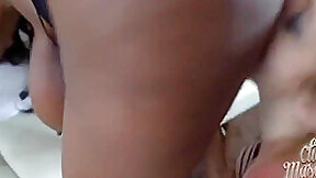 Blonde Vs Ebony Boobs