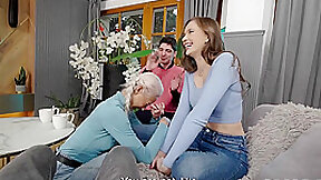 SWAP4K. A kinky couple had a hard threesome with a hot girl, her boyfriend watched through the glass